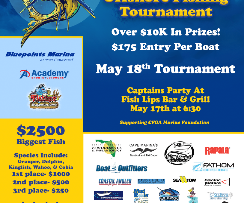 CFOA 34th Annual Offshore Fishing Tournament